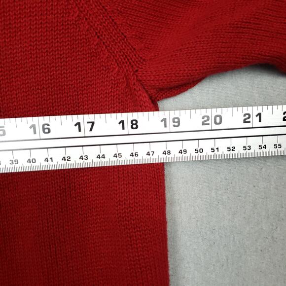 LRL Lauren Jeans Women's Pullover Sweater XL 1/4 Zip Long Sleeve Kangaroo Pocket - Picture 6 of 9